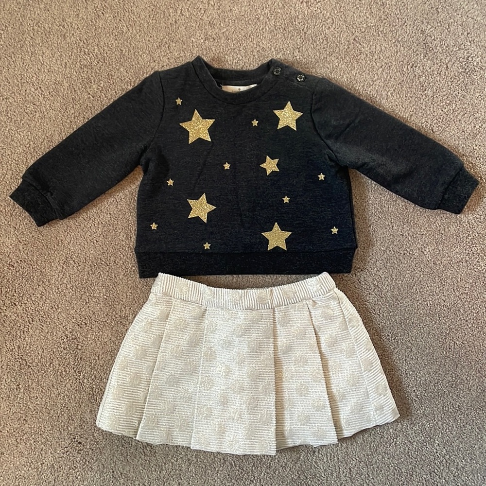 Kate Spade Baby Girl Sweater and Skirt Set
